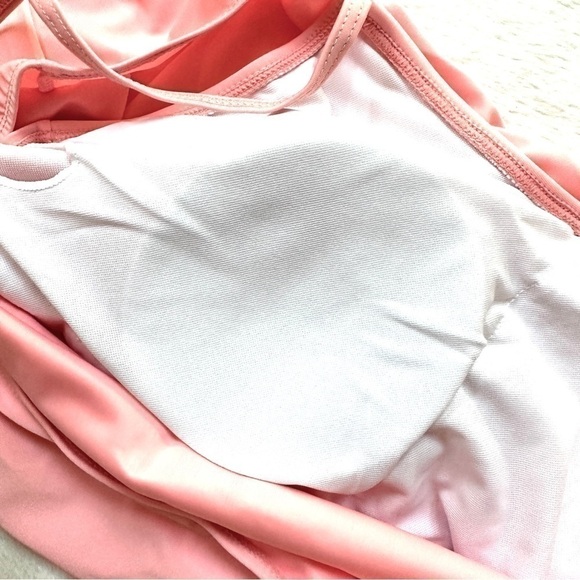 Plus Size Flowy Bikini Top Adjustable Straps Removable Cups - Picture 3 of 5